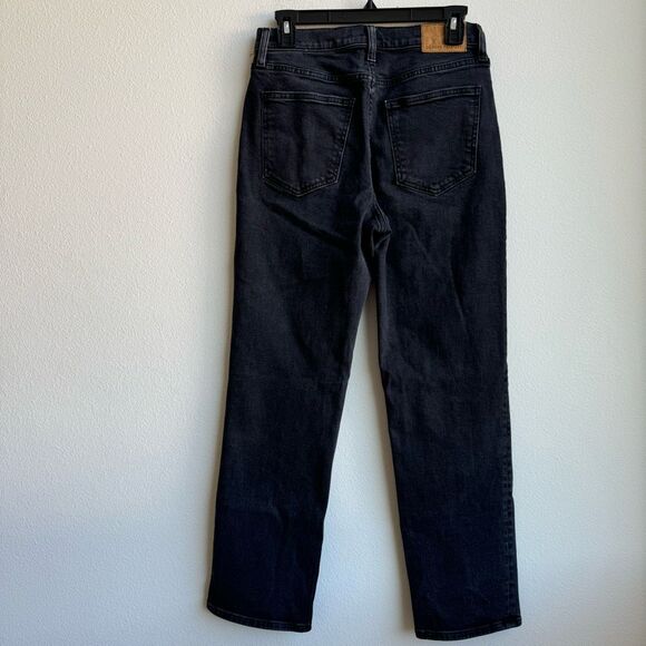 Aritzia Denim Forum The Arlo Hi-Rise Straight Jean Black Eyeliner Size 28 LONG - Picture 6 of 11